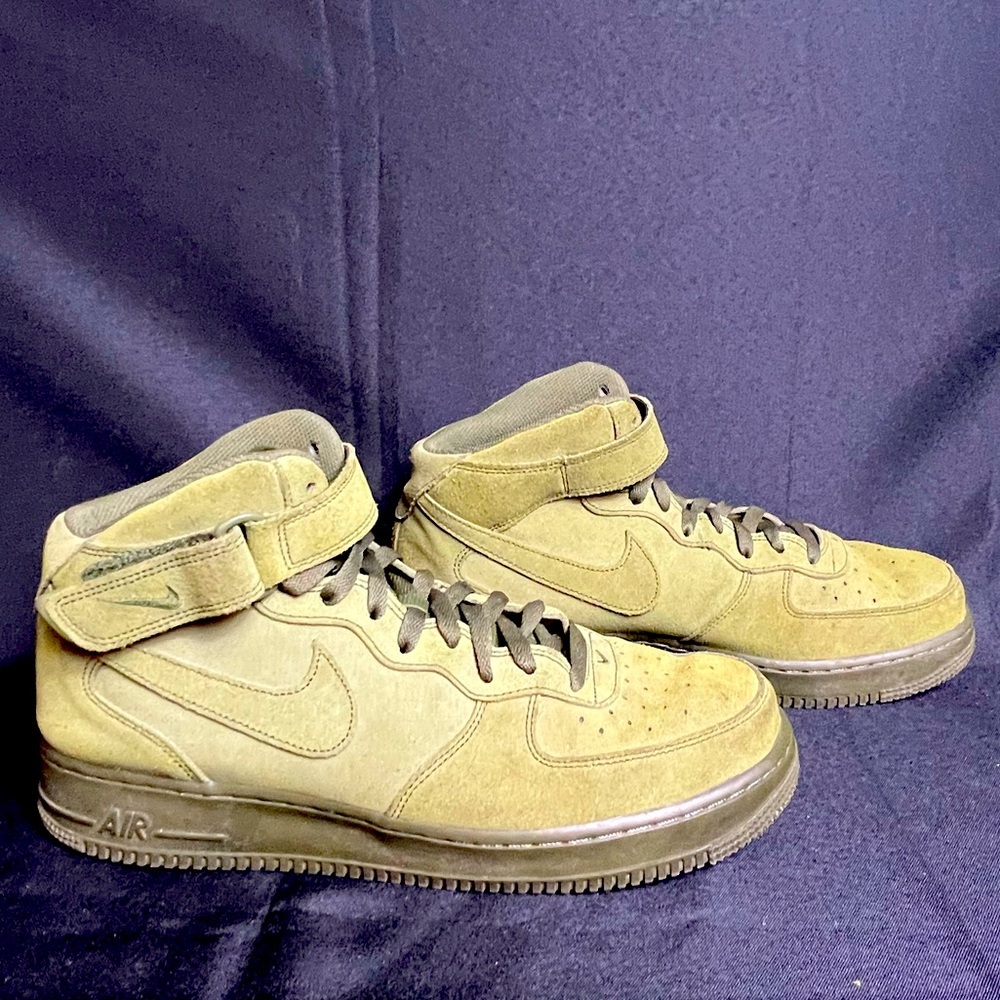 Nike Air Force 1 Mid '07 Legion Green 315123-302 - Size 11.5 - No Insoles